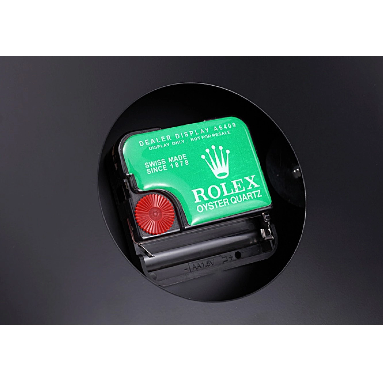 Aaa replica watch Cosmograph 621908 Clock Black-Red Rolex Daytona Wall 0626